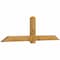 Ekena Millwork Eugene Rough Sawn Timber Gable Bracket, Western Red Cedar, 96"W x 28"H x 4"D x 6"F, 7/12 Pitch GBW096X28X0406EUG00RWR - alternate 2
